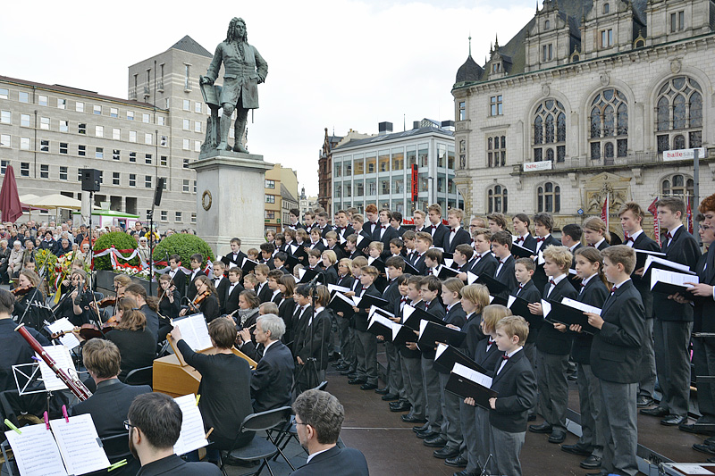 Feierstunde am Händel-Denkmal